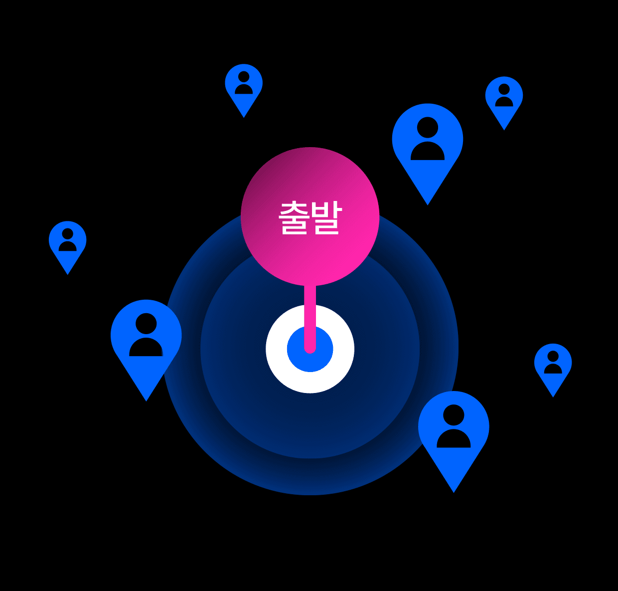 호출 전, 내 주변 기사님이
얼마나 대기 중인지 확인해 보세요.
전국 10만 명 기사님이 대기 중이랍니다~